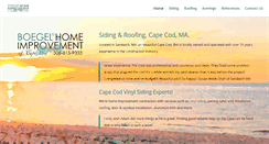 Desktop Screenshot of boegelofcapecod.com