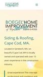 Mobile Screenshot of boegelofcapecod.com